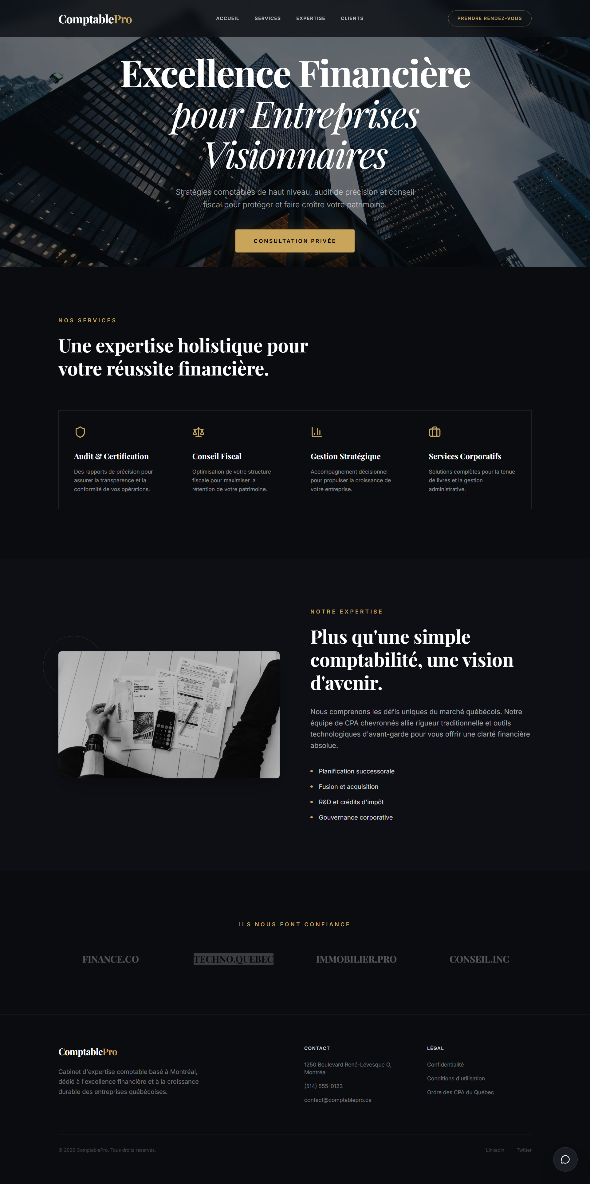 Projet Corporate