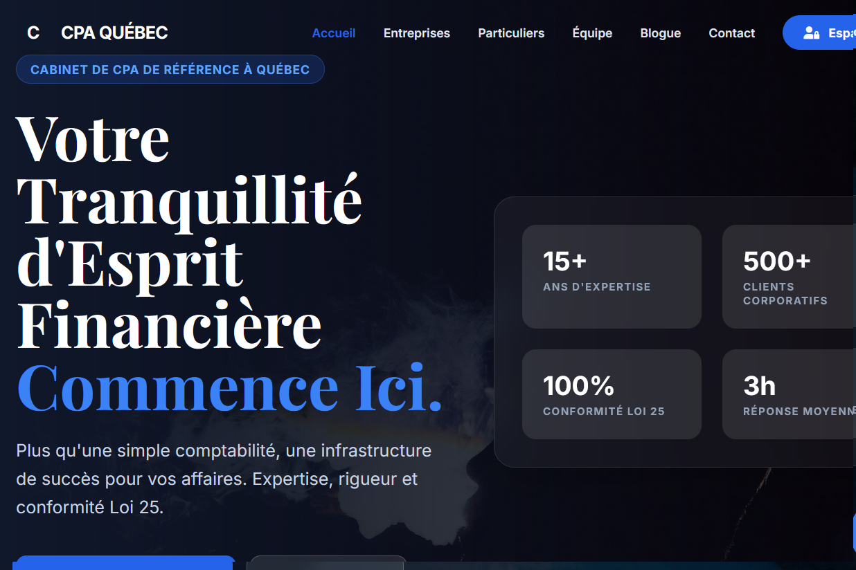 Site web premium business